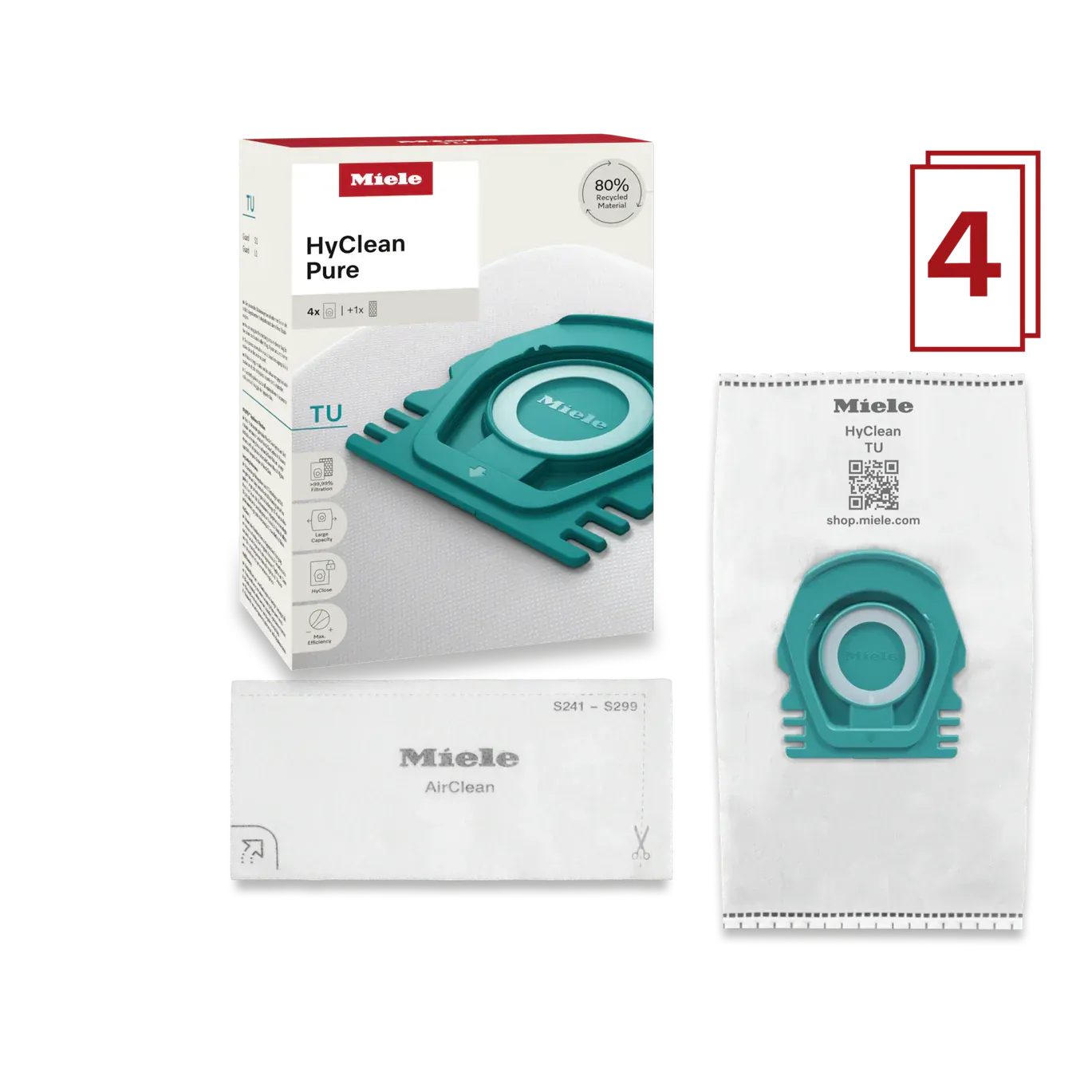 Miele HyClean Pure Vacuum Cleaner Bag TU - Image 2