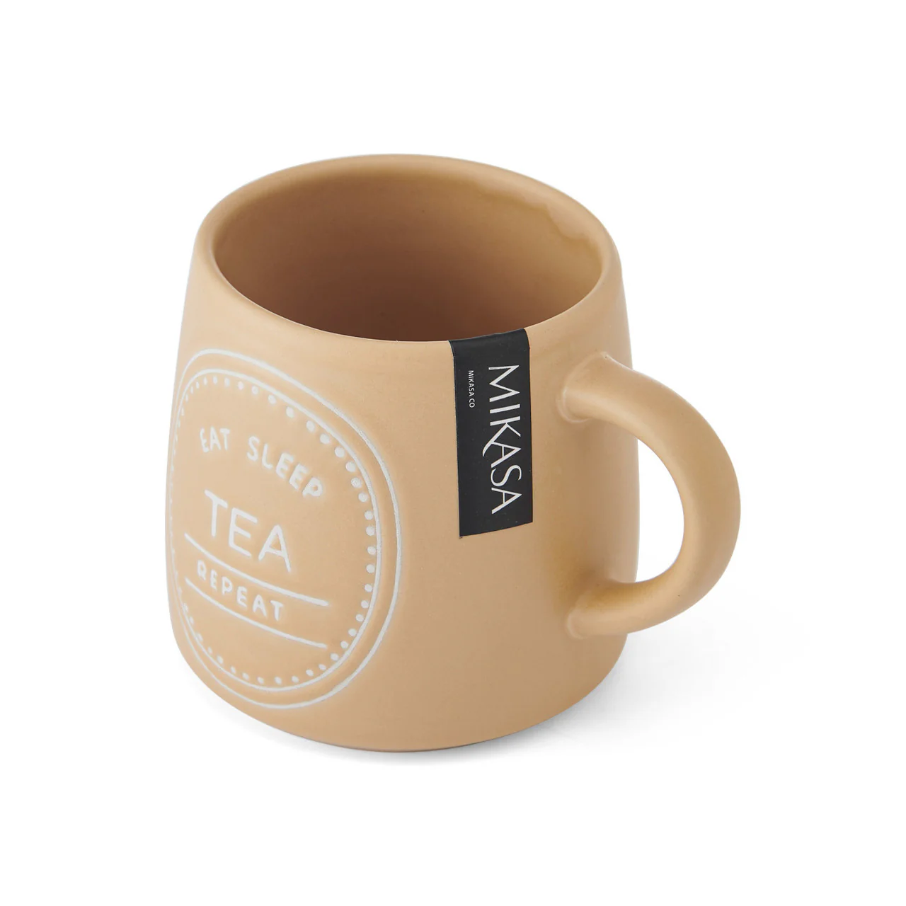 MIKASA EAT SLEEP TEA REPEAT MUG 400ML - Image 2