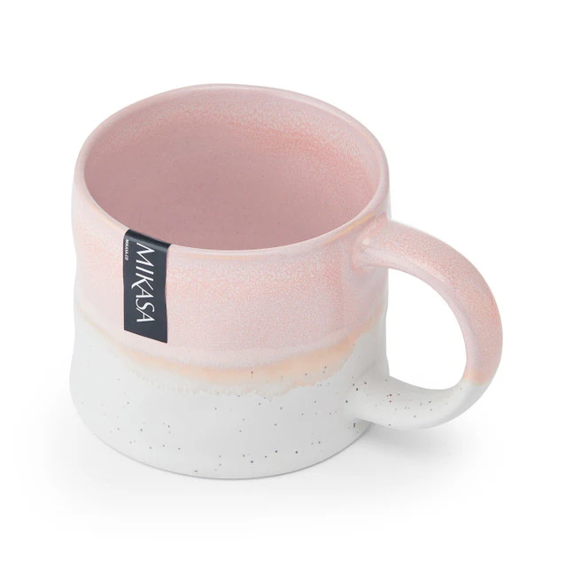 MIKASA PINK REACTIVE GLAZE MUG 450ML - Image 2