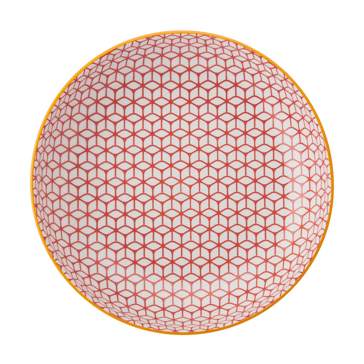 Mikasa Geometric Blue Pasta Bowl - Image 3