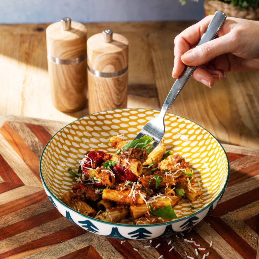 Mikasa Green Leaf Pasta Bowl - Image 4