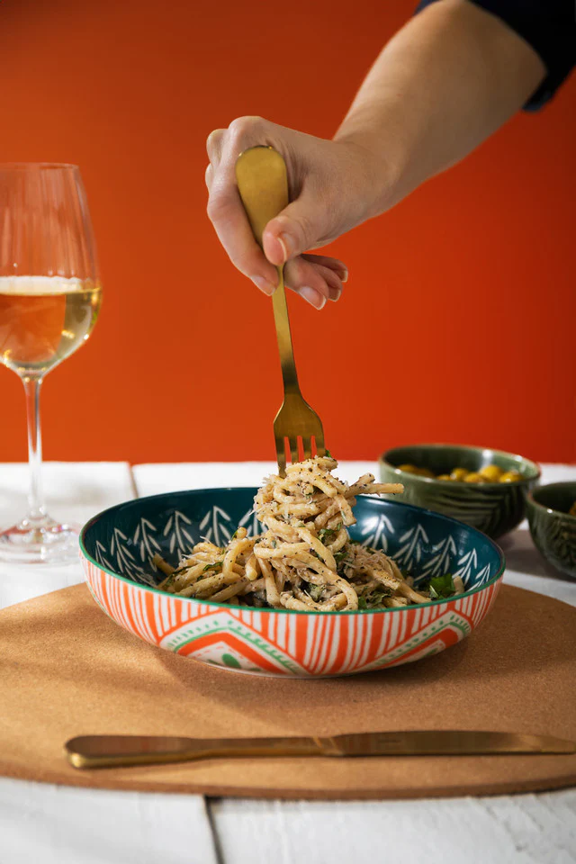 Mikasa Mixed Folk Pasta Bowl - Image 4