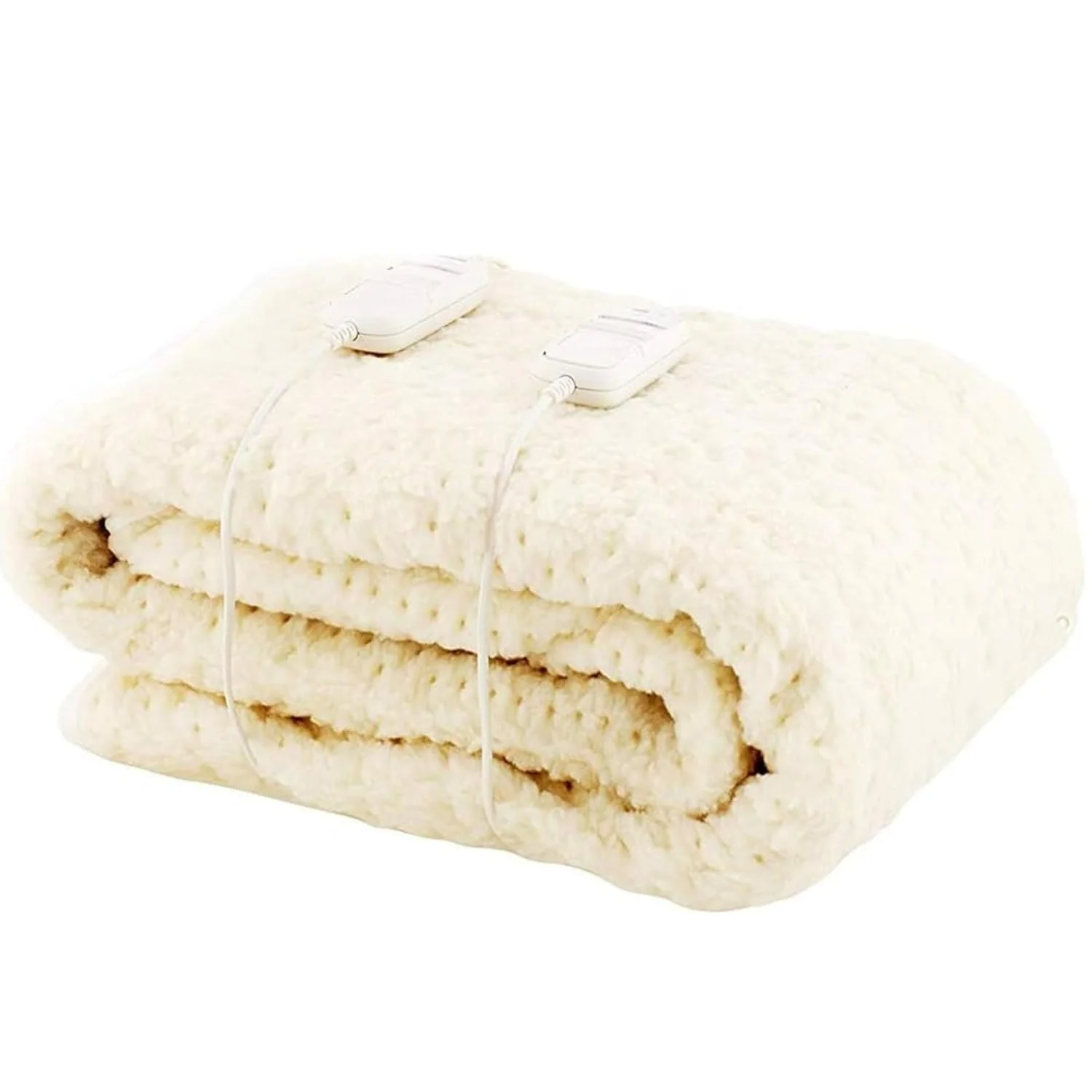 Monogram Dual Control Double Fleece Electric Blanket 137cm x 190cm - Image 5