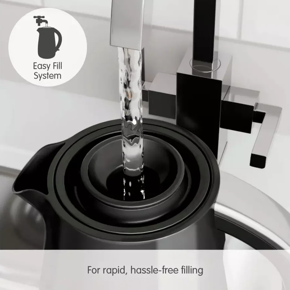 Morphy Richards 3kw 1.5L Hive Jug Kettle - Black - Image 2