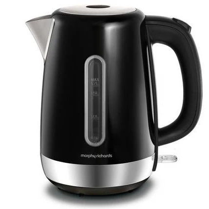 Morphy Richards Black Equip 1.7 Litre 3kW Jug Kettle