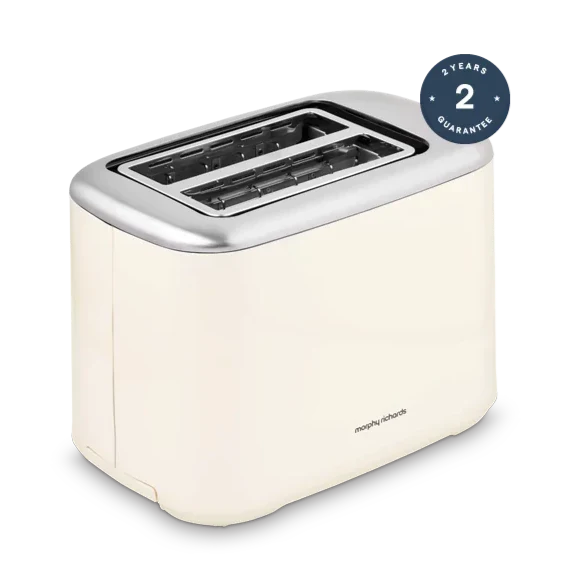 MORPHY RICHARDS EQUIP 2 SLICE TOASTER CREAM