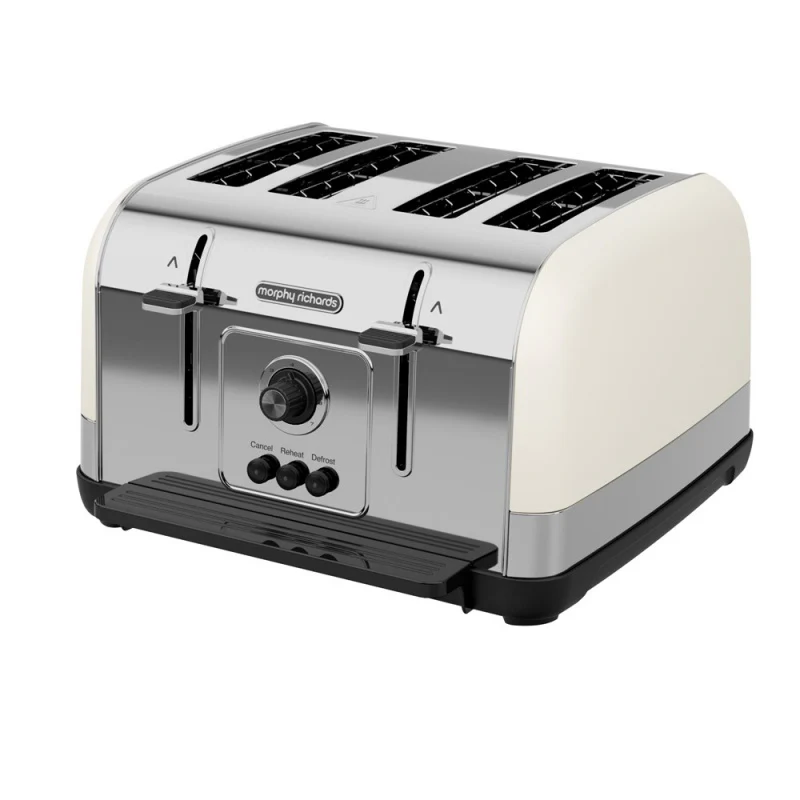 Morphy Richards Venture 4 Slice Toaster - Cream - Image 4