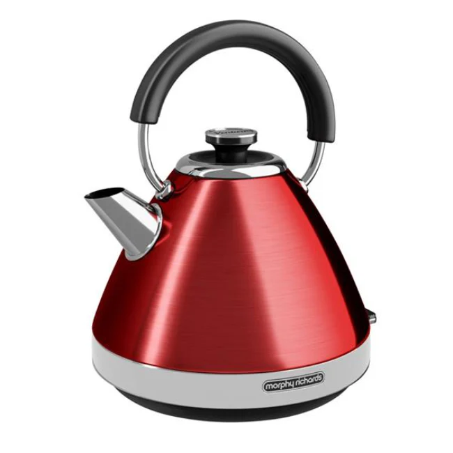 MORPHY RICHARDS VENTURE PYRAMID KETTLE 1.5L - RED