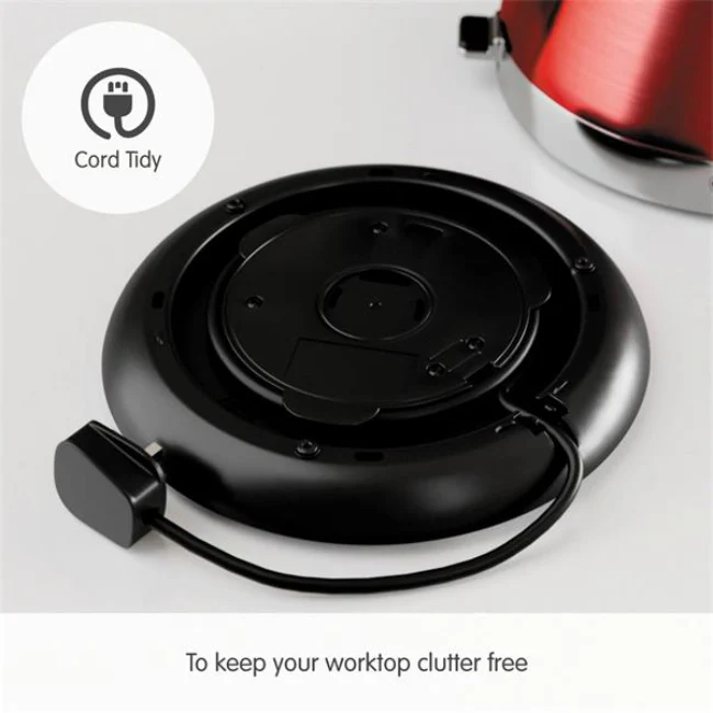 MORPHY RICHARDS VENTURE PYRAMID KETTLE 1.5L - RED - Image 3