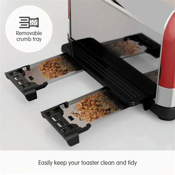 Morphy Richards Venture 4 Slice Toaster - Red - Image 5