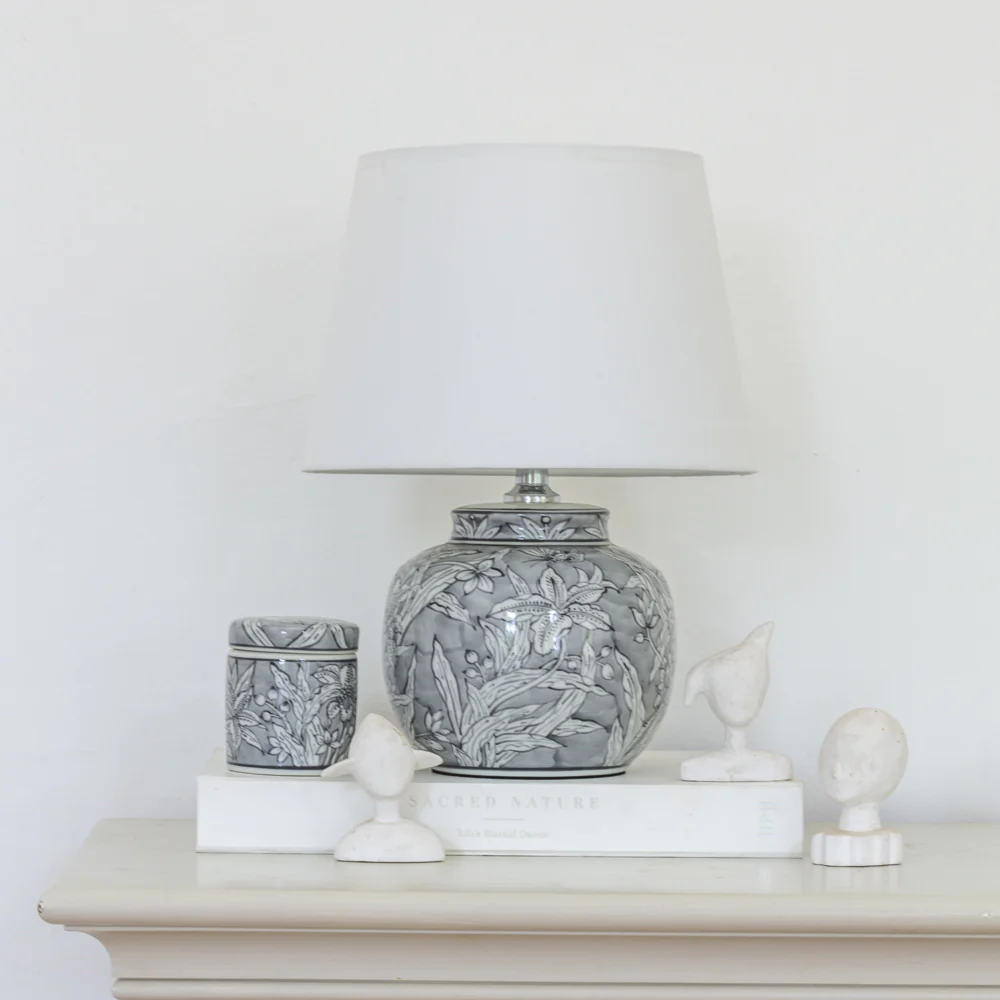 Morwenna Lamp with White Shade - Image 2
