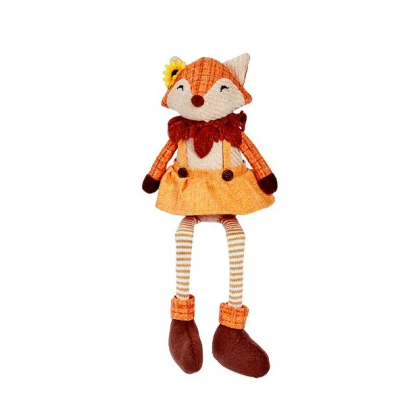Mrs Fox Dangly Legs Plush – Autumn Shelf Sitter (45cm)