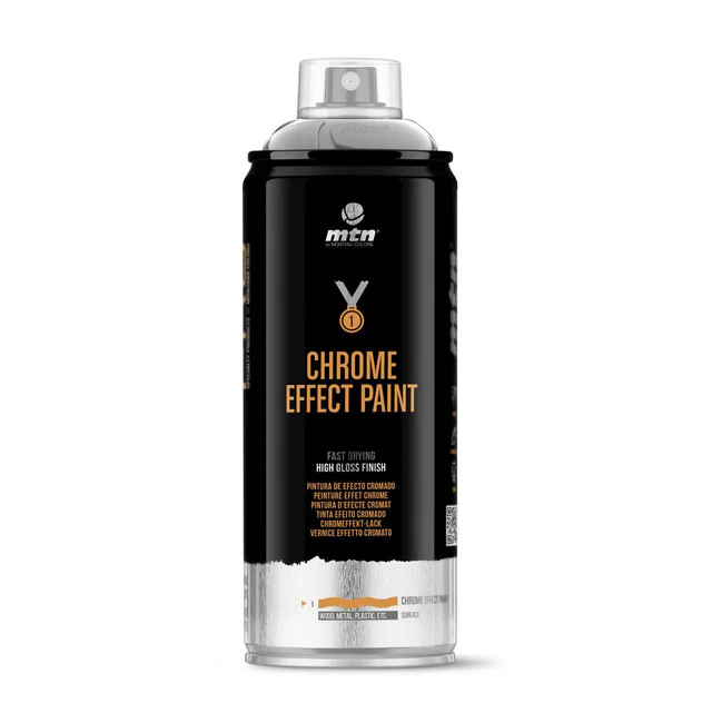 MTN PRO Chrome Effect Paint Silver 400ml Specialties