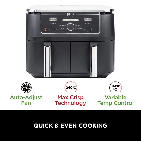 Ninja Foodi MAX Dual Zone Air Fryer 9.5L - Image 3