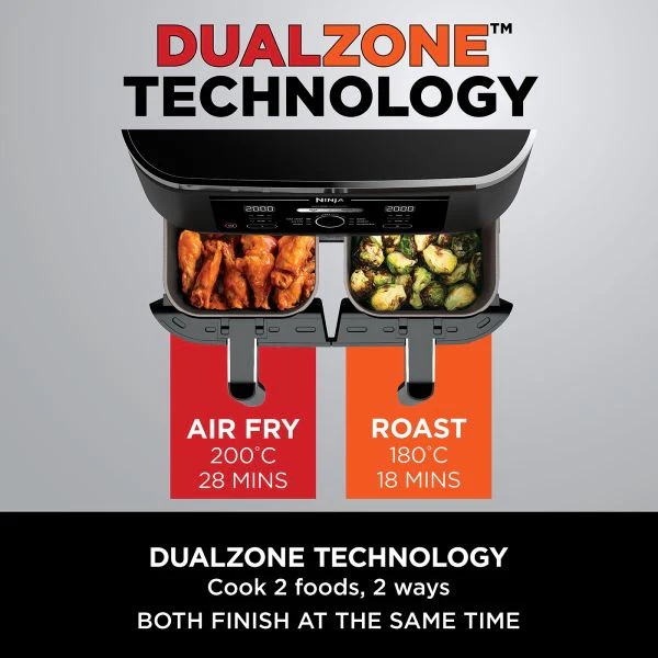 Ninja Foodi MAX Dual Zone Air Fryer 9.5L - Image 4