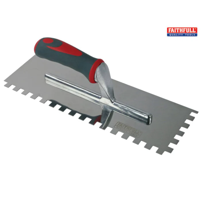 Notched Trowel Serrated Edge (13 x 4 1/2inch) - Image 2
