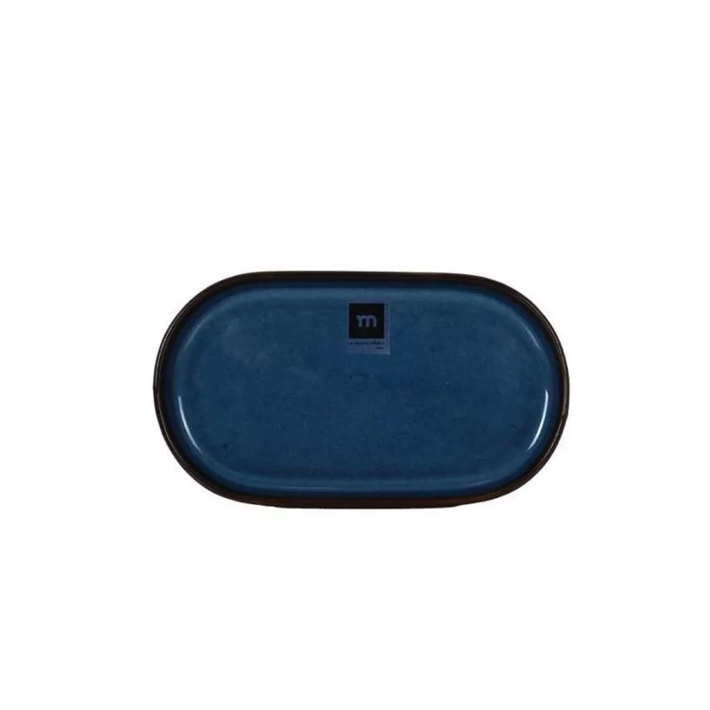 La Mediterránea Chester Blue Oval Platter 13 x 8cm - Image 2