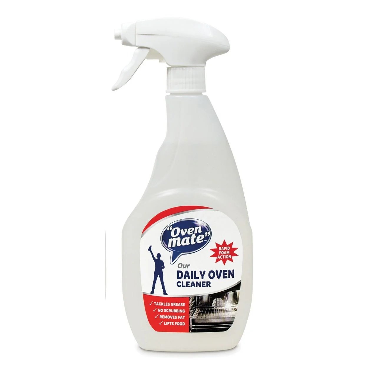 Oven Mate Daily Oven Cleaner – 500ml Grease-Busting Foam Spray