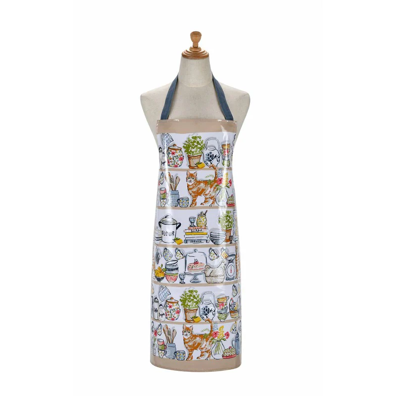 Pantry Cats PVC Apron in Multicolour