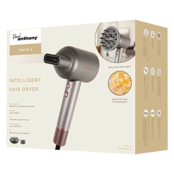 Paul Anthony 'MACH 4' 1600w Hair Dryer - Image 2