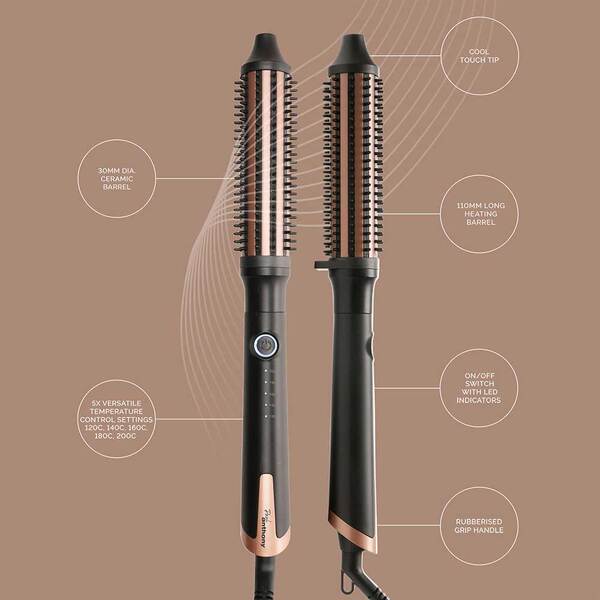 Paul Anthony 'StylePro' 30mm Ceramic Hot Brush with Keratin - Image 2