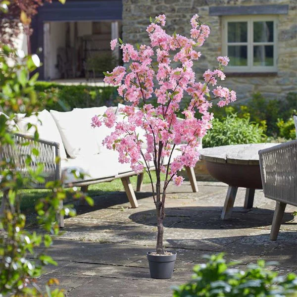 Artificial Pink Cherry Tree 170cm - Image 2