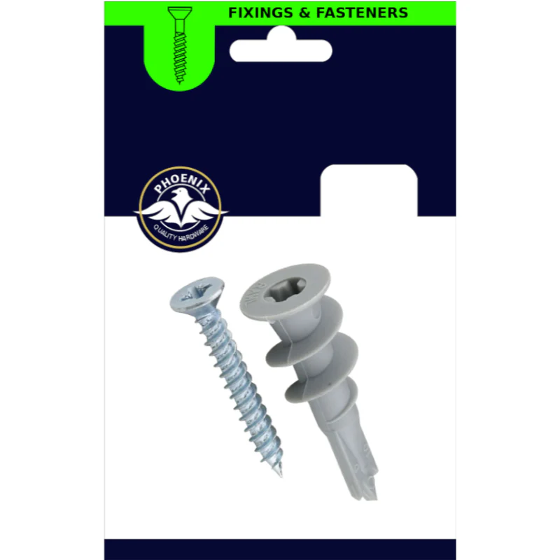 Plasterboard Fixing Nylon - 4 Pack