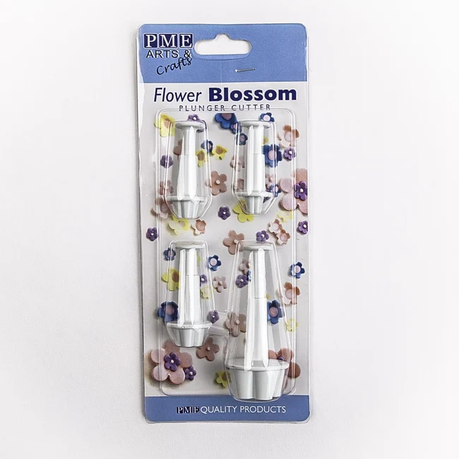 PME Flower Blossom Plunger Cutter set of 4