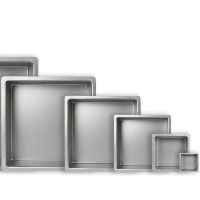 PME Square Cake Pan  14 x 14 x 3 Inch - Image 3