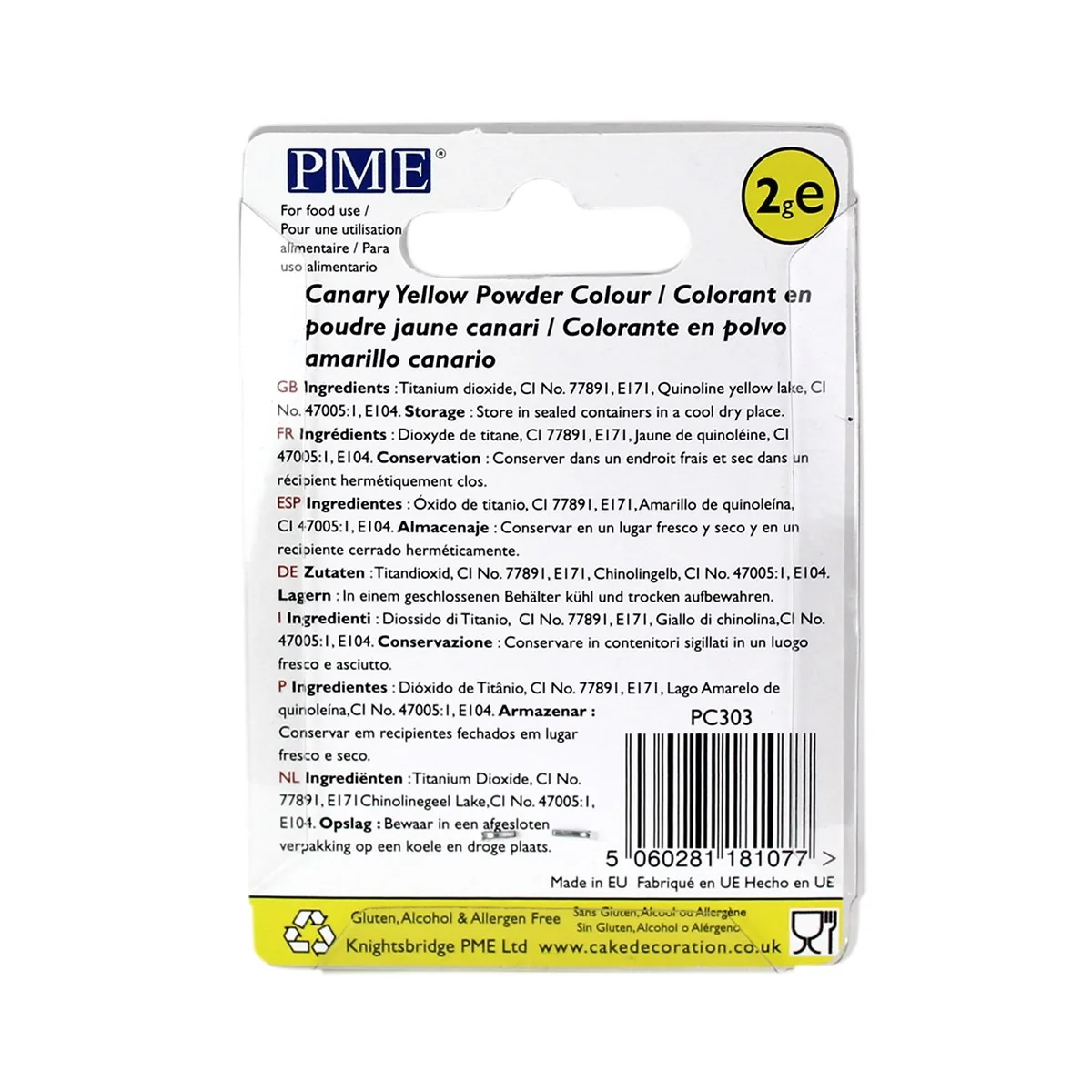 Powder Colour – Canary Yellow - Image 3
