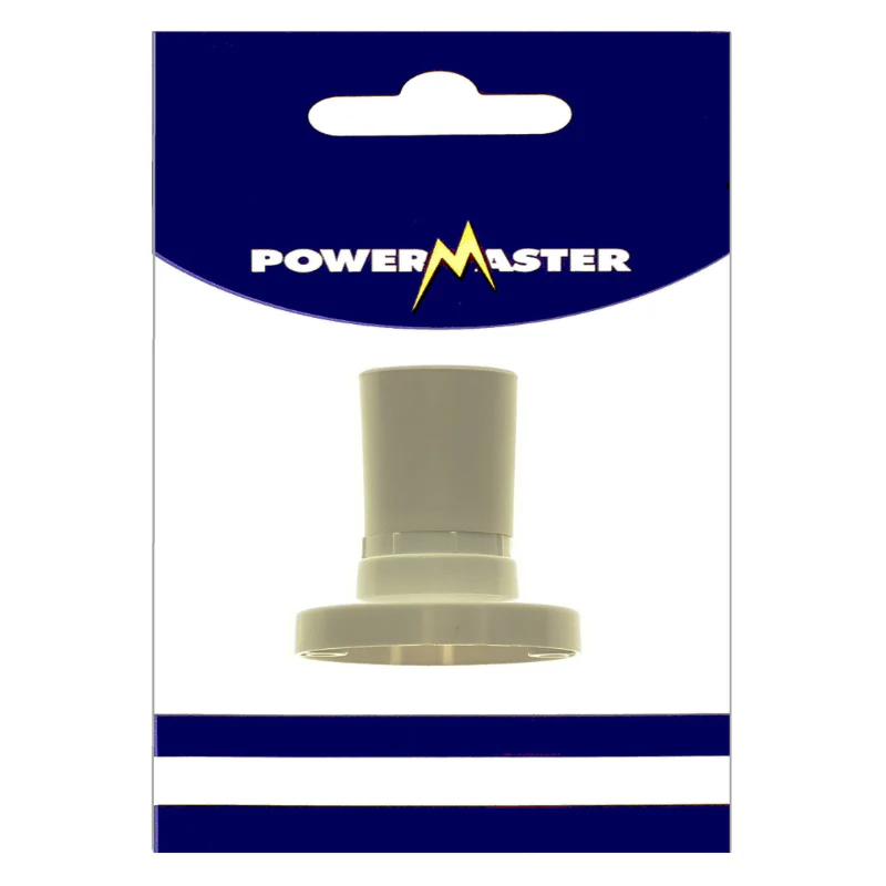 Powermaster Straight Batten Bulb Holder – White