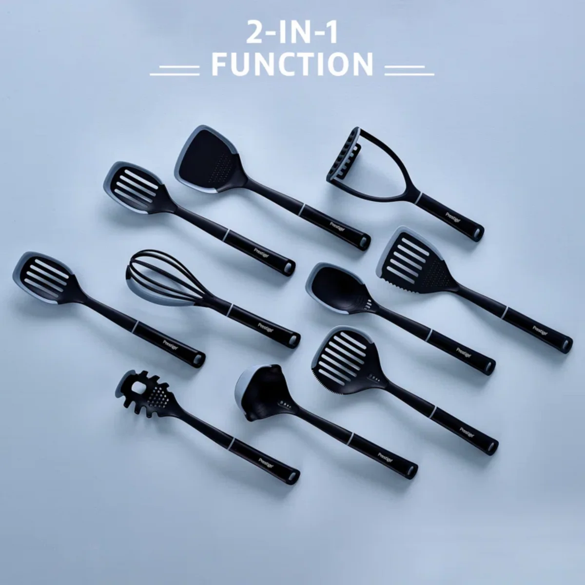 Prestige 2 in 1 Kitchen Tools - Solid Spoon - Image 3