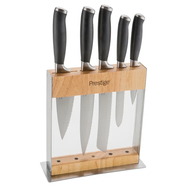 Prestige Dura Sharp Kitchen Knife Block Set - Image 7