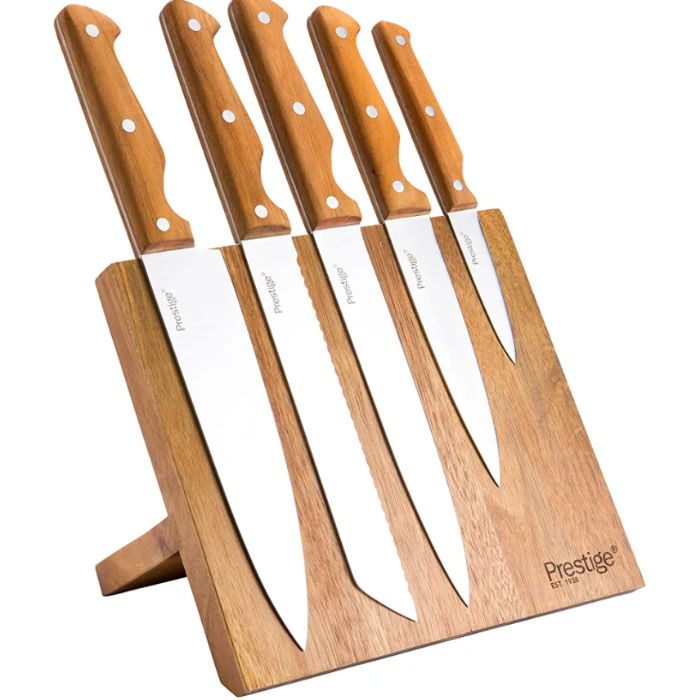 Prestige Moments Magnetic Knife Block 6 Piece