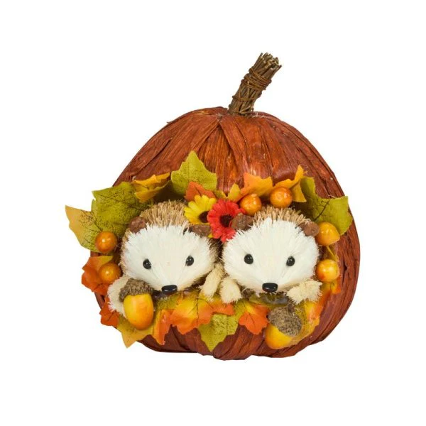 Pumpkin Pals Plush – Owl or Hedgehog Autumn Characters - Image 2