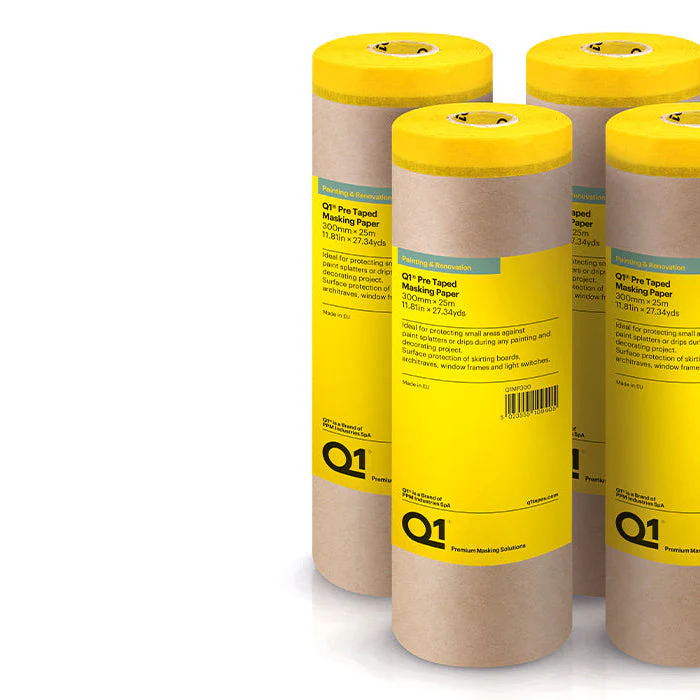 Q1 Pre Taped Masking Paper Roll - Image 3
