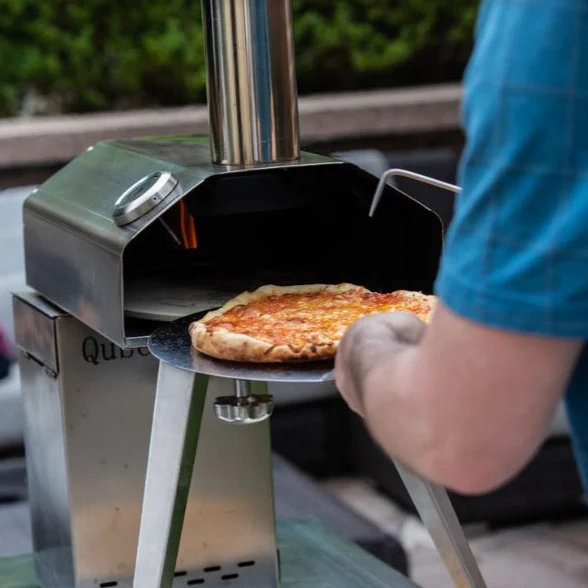 12 Inch Circular Steel Pizza Peel - Image 3