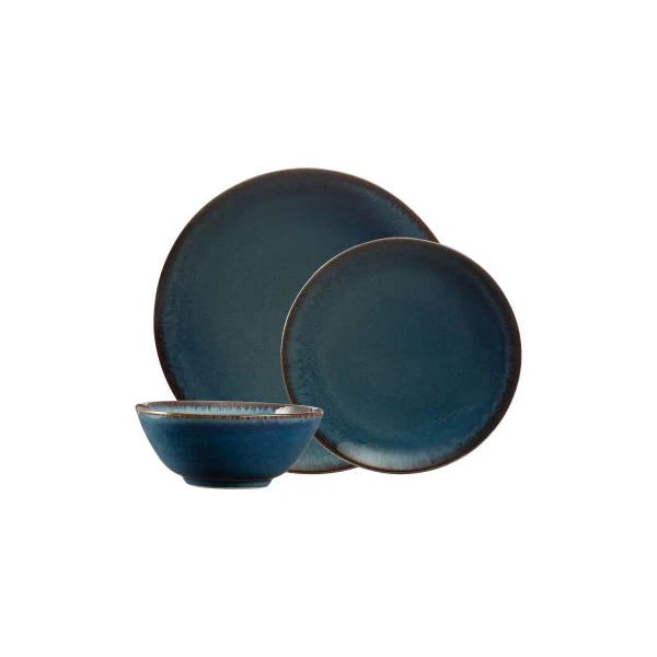 Reactive Blue 12 Piece Dinnerset
