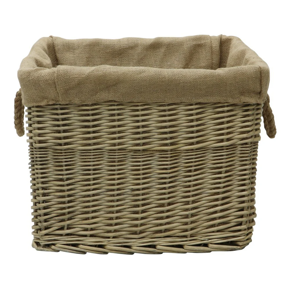 Rectangle Lined Log Basket - Image 2