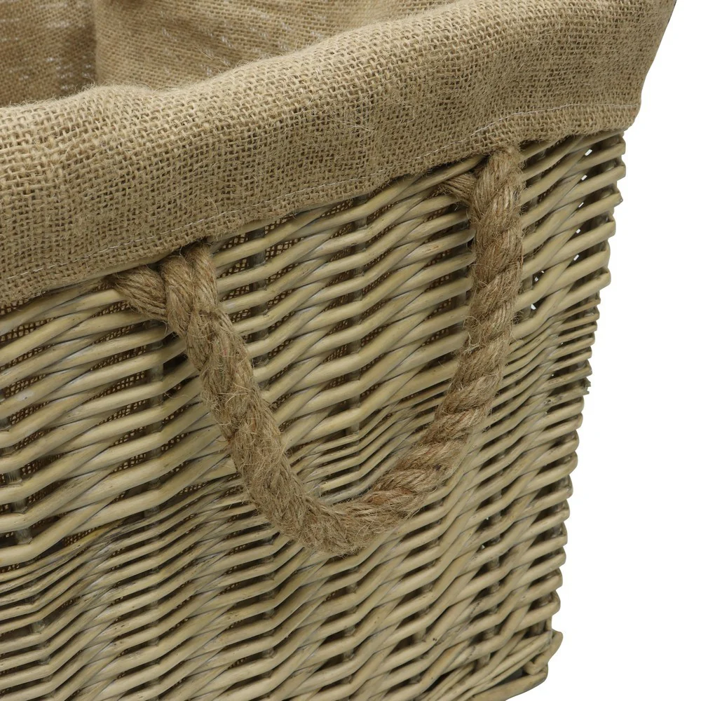 Rectangle Lined Log Basket - Image 3