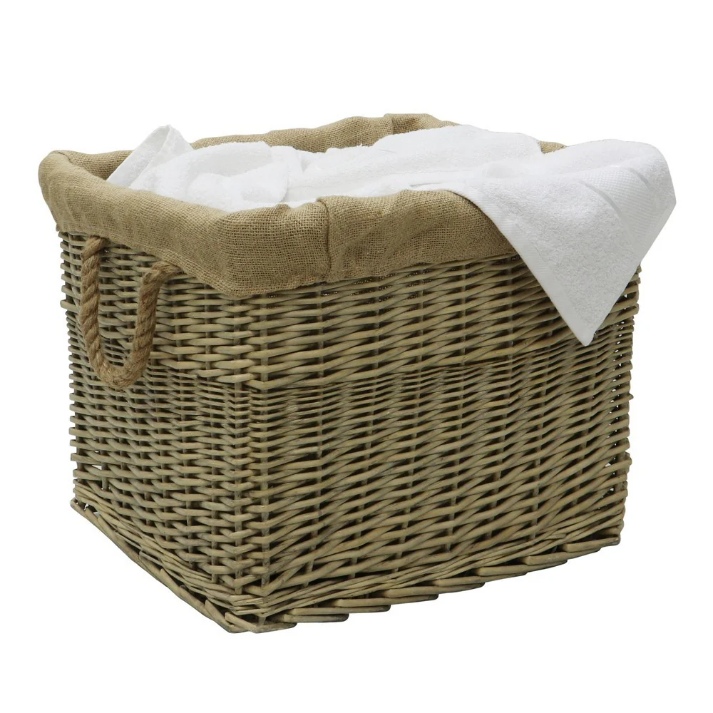 Rectangle Lined Log Basket - Image 5