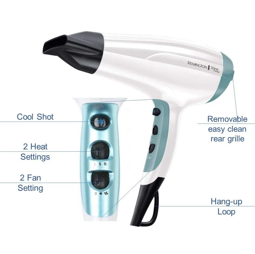 Remington Shine Therapy Hairdryer 2300W - Image 2