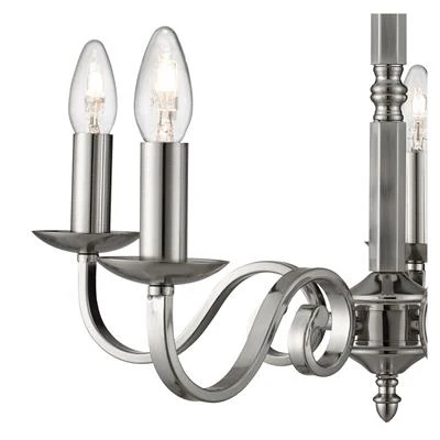 Richmond 5lt Ceiling Pendant - Satin Silver - Image 2