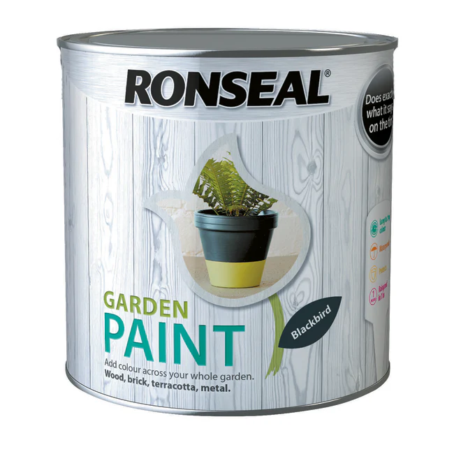 Ronseal Garden Paint 2.5L Blackbird