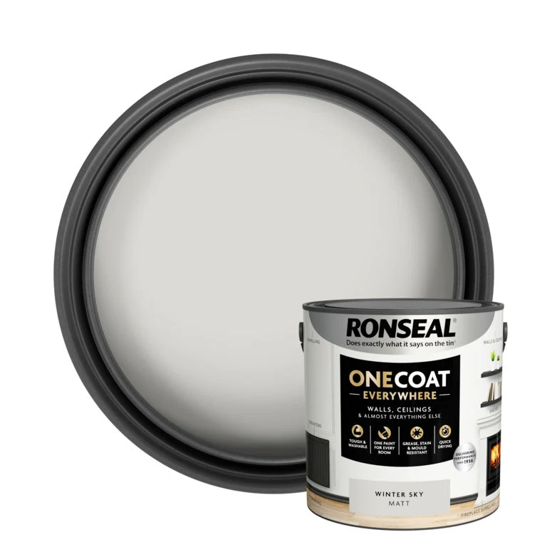 Ronseal One Coat Everywhere 5L - Winter Sky Matt