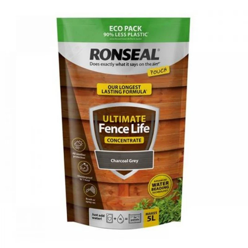 Ronseal Ultimate Fence Life Concentrate Charcoal Grey 950ml - Image 2