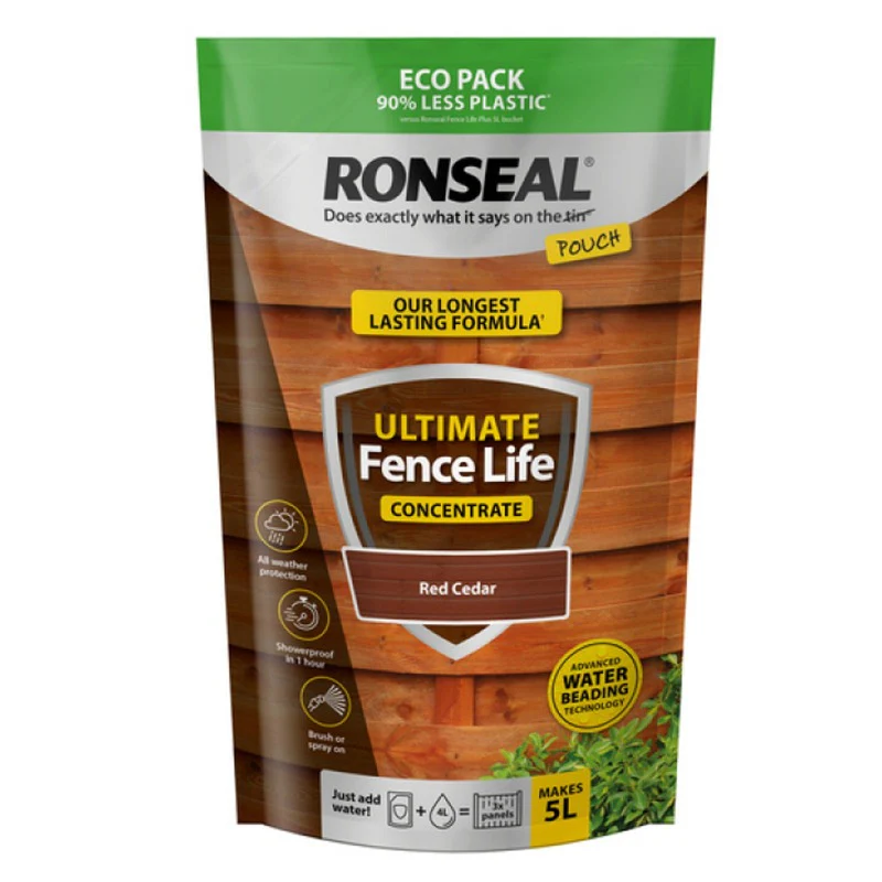 Ronseal Ultimate Fence Life Concentrate Red Cedar 950ml - Image 2