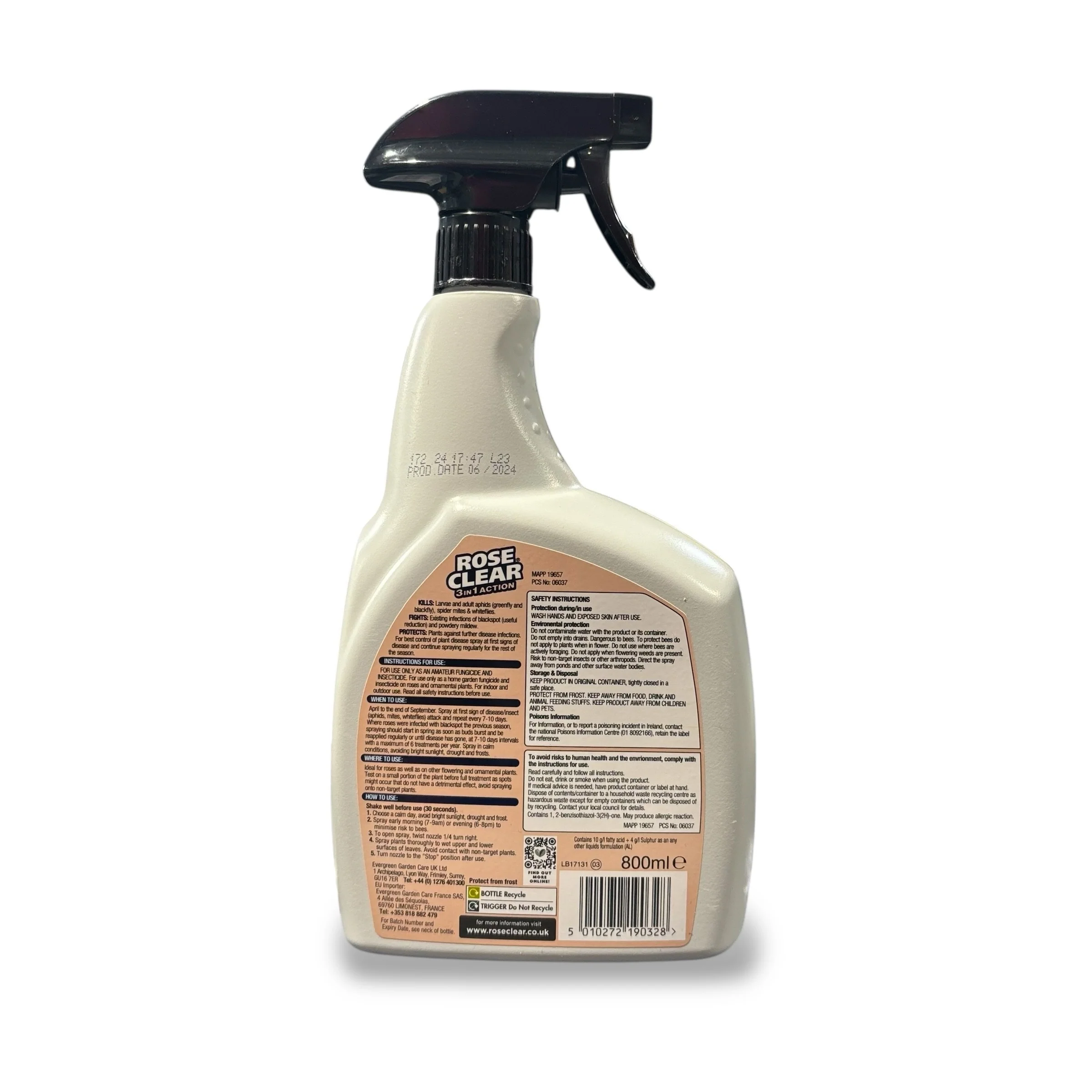 Roseclear Organic 3 in 1 Insect Spray - Image 2