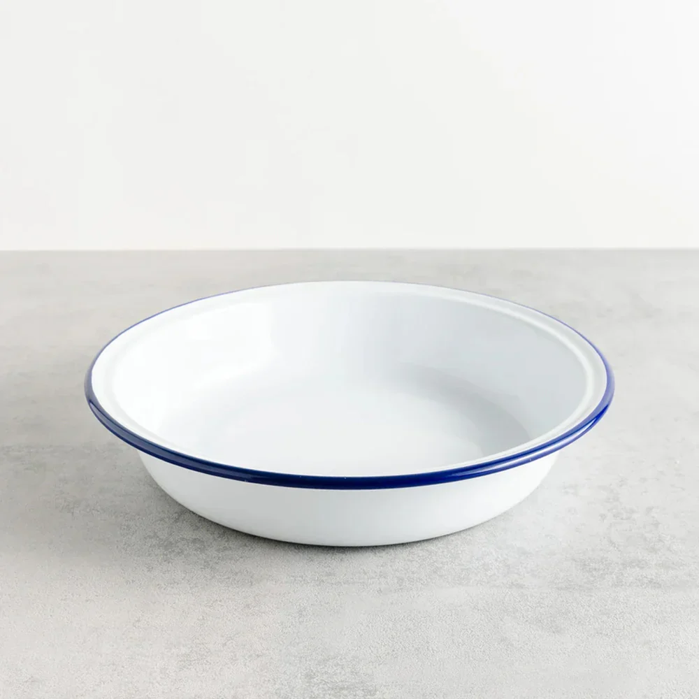 Round Enamel Pie Plate 24cm