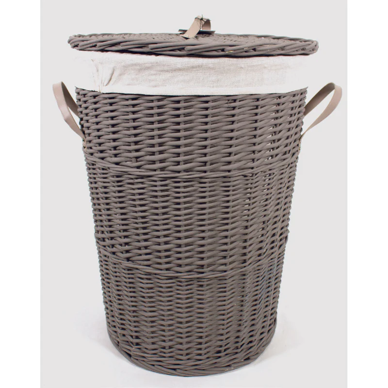 Round Hamper With Liner Small - Laundry Storage
